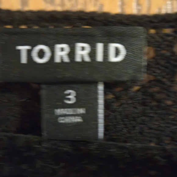 Torrid Crochet Knit Top - Picture 5 of 7